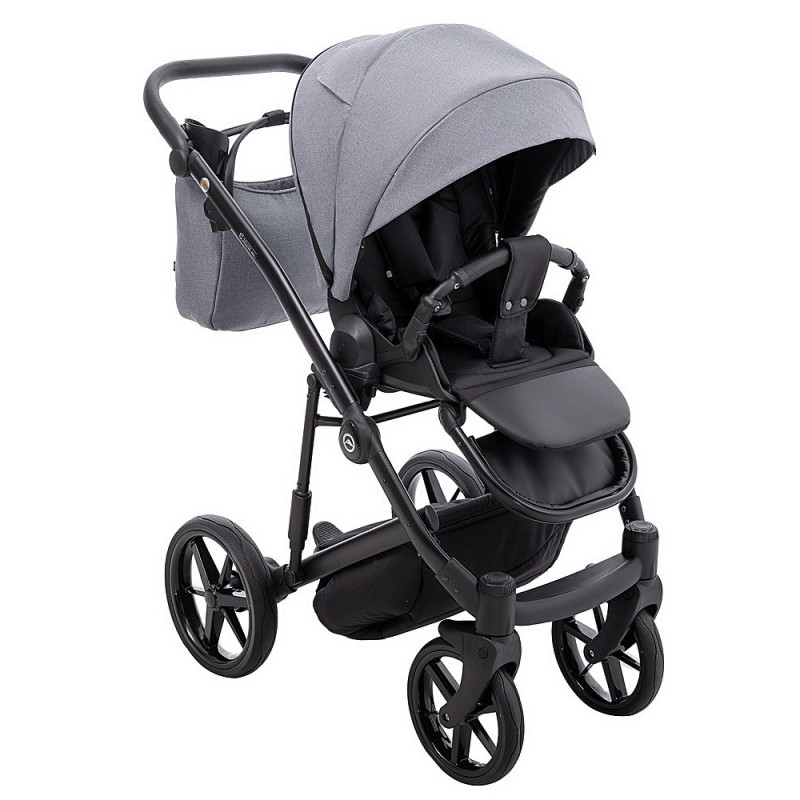 Універсальна коляска 2 в 1 Adamex Mobi Air Thermo New TIP tk-60 темно-сірий