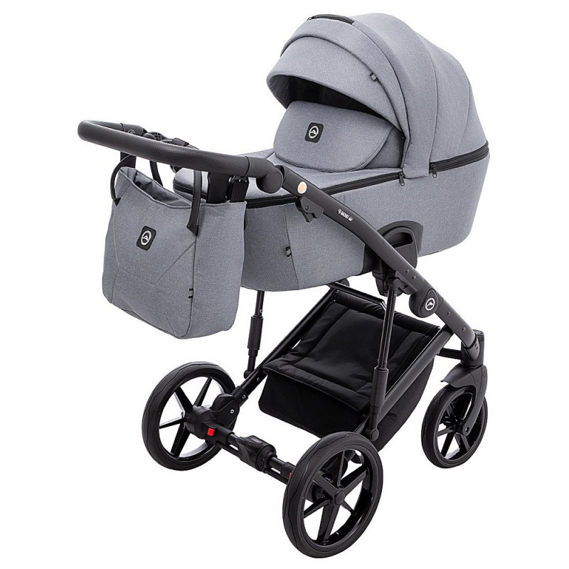 Універсальна коляска 2 в 1 Adamex Mobi Air Thermo New TIP tk-60 темно-сірий