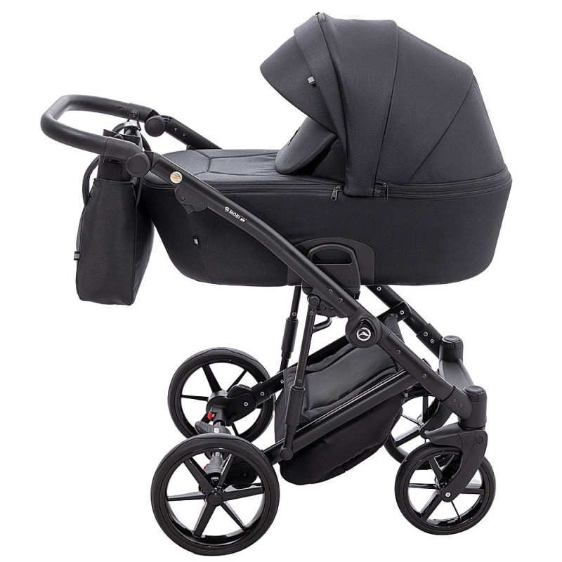 Універсальна коляска 2 в 1 Adamex Mobi Air Thermo New Lux чорний