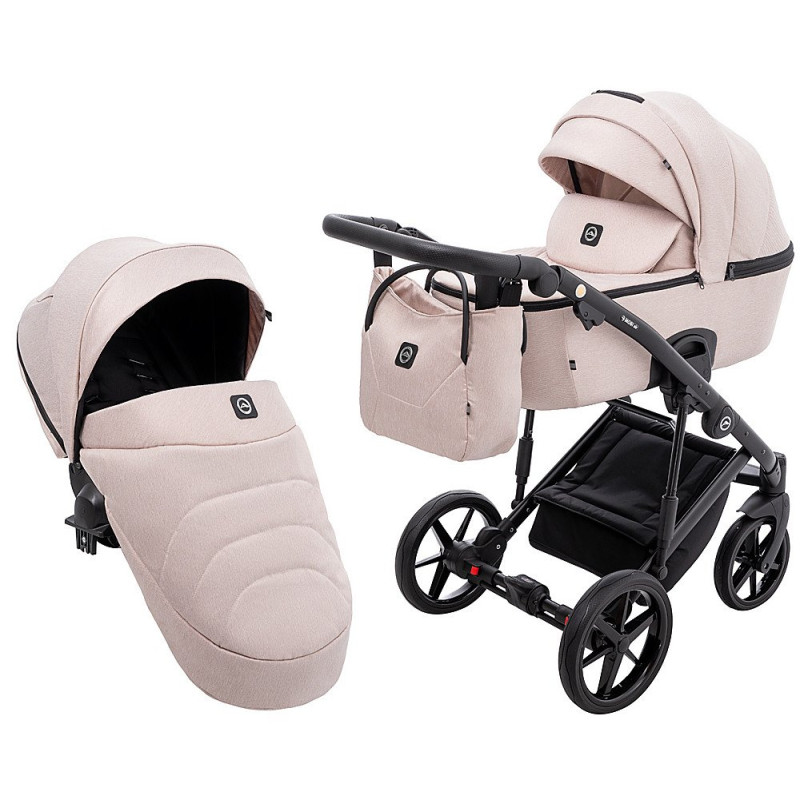 Універсальна коляска 2 в 1 Adamex Mobi Air Thermo New TIP tk-20 бежевий