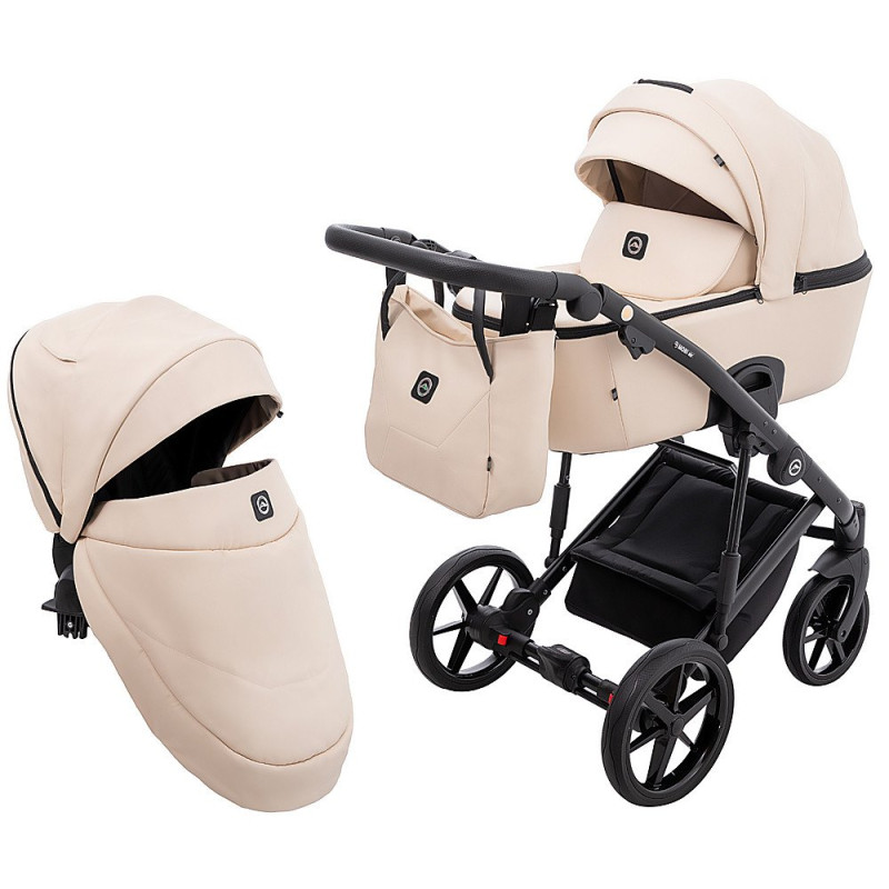 Універсальна коляска 2 в 1 Adamex Mobi Air Thermo New ECO sa-8 бежевий