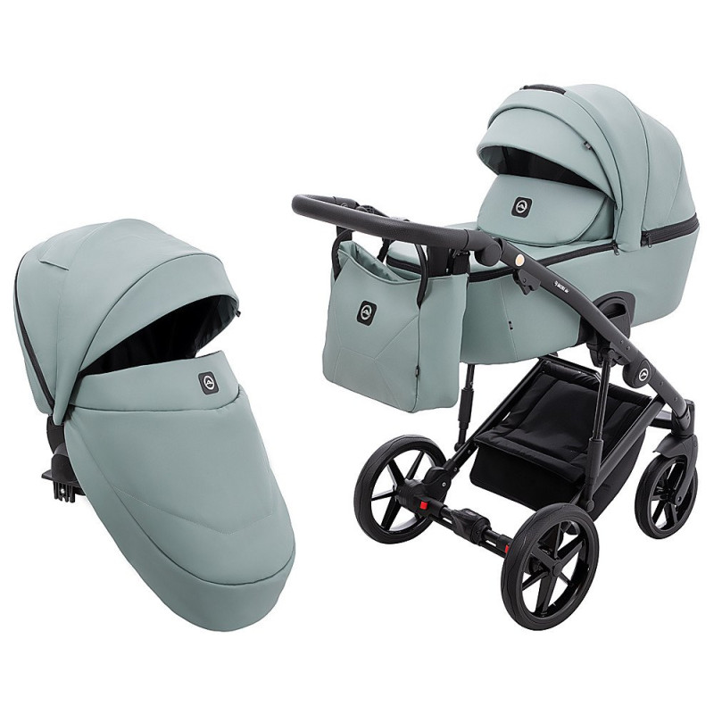 Універсальна коляска 2 в 1 Adamex Mobi Air Thermo New ECO sa-20 нефрит