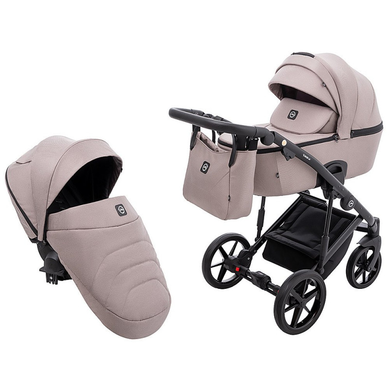 Універсальна коляска 2 в 1 Adamex Mobi Air Thermo New TIP tk-72 капучино