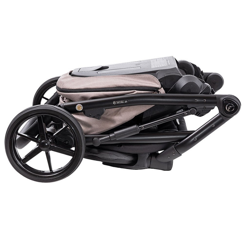 Універсальна коляска 2 в 1 Adamex Mobi Air Thermo New TIP tk-72 капучино