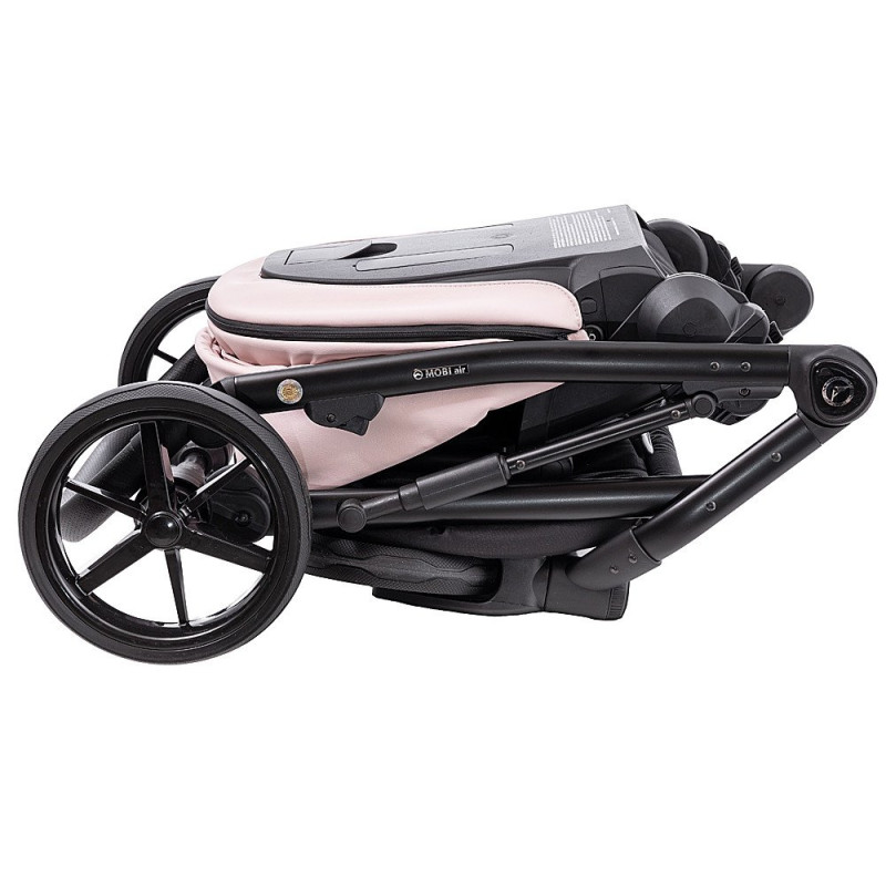 Універсальна коляска 2 в 1 Adamex Mobi Air Thermo New ECO sa-15 рожевий пудра