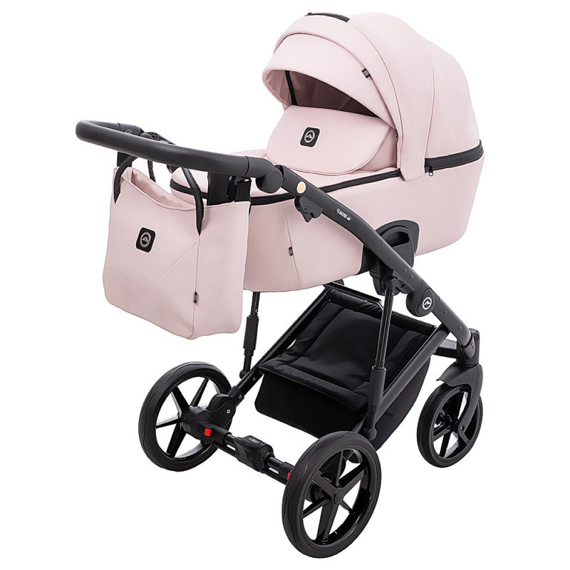 Універсальна коляска 2 в 1 Adamex Mobi Air Thermo New ECO sa-15 рожевий пудра