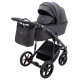 Універсальна коляска 2 в 1 Adamex Mobi Air Thermo New ECO чорний
