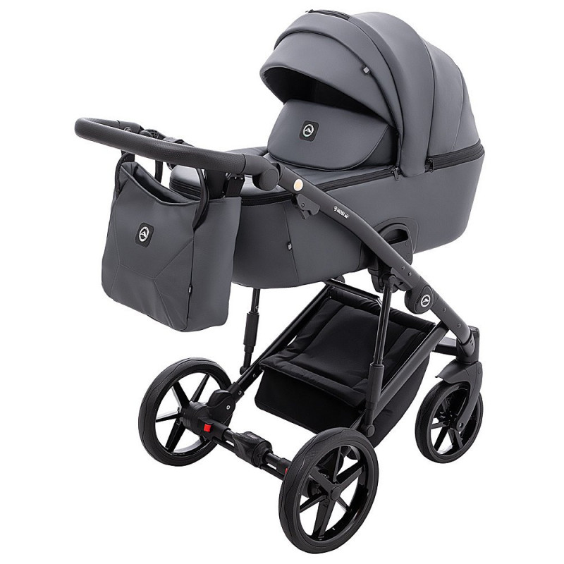 Універсальна коляска 2 в 1 Adamex Mobi Air Thermo New ECO графіт