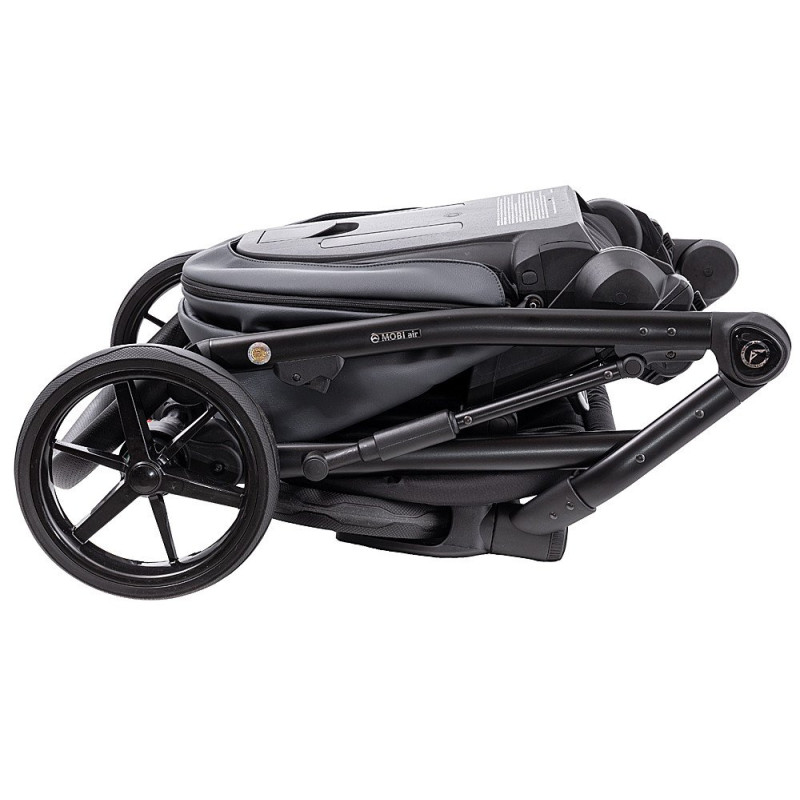 Універсальна коляска 2 в 1 Adamex Mobi Air Thermo New ECO графіт