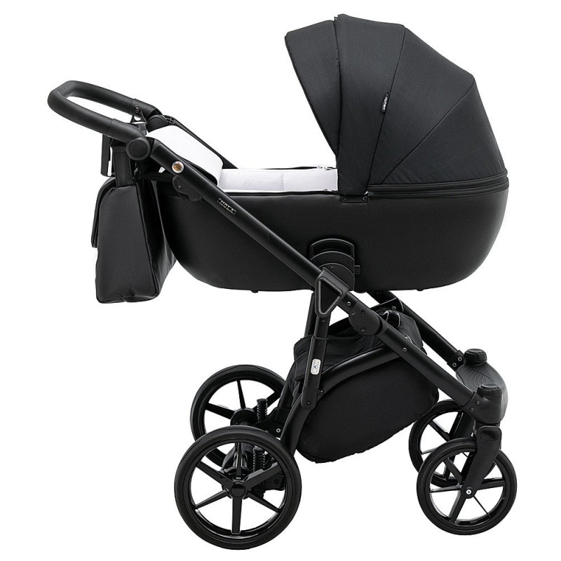 Універсальна коляска 2 в 1 Adamex Nola ps-1 чорний