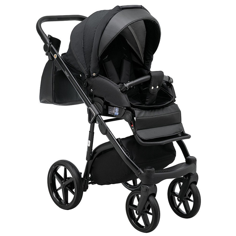 Універсальна коляска 2 в 1 Adamex Nola ps-1 чорний