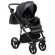 Універсальна коляска 2 в 1 Adamex Nola ps-1 чорний