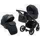 Універсальна коляска 2 в 1 Adamex Nola ps-1 чорний