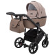 Універсальна коляска 2 в 1 Adamex Nola ps-15 темний капучино