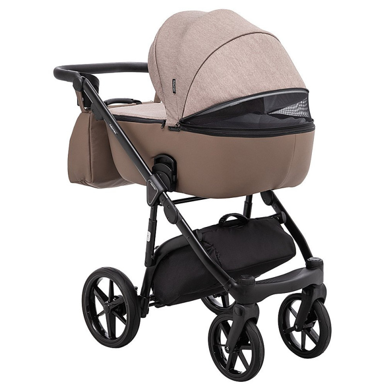 Універсальна коляска 2 в 1 Adamex Nola ps-15 темний капучино