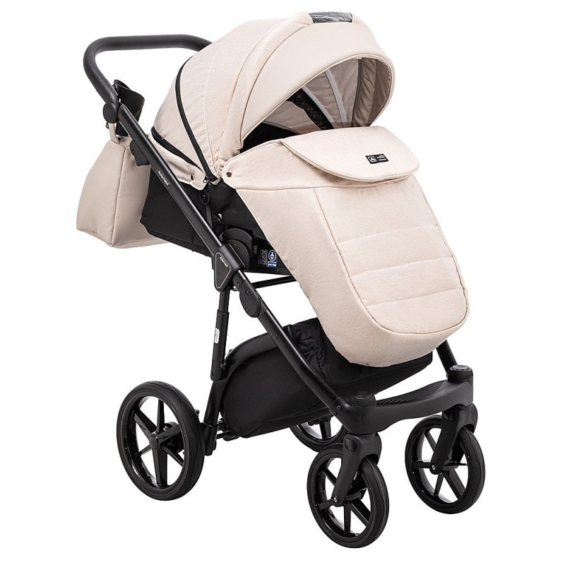 Універсальна коляска 2 в 1 Adamex Nola ps-33 світло-бежевий/бежевий