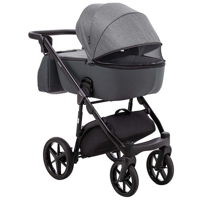 Універсальна коляска 2 в 1 Adamex Nola ps-58 графіт