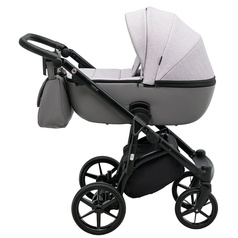 Універсальна коляска 2 в 1 Adamex Nola ps-79 світло-сірий/сірий