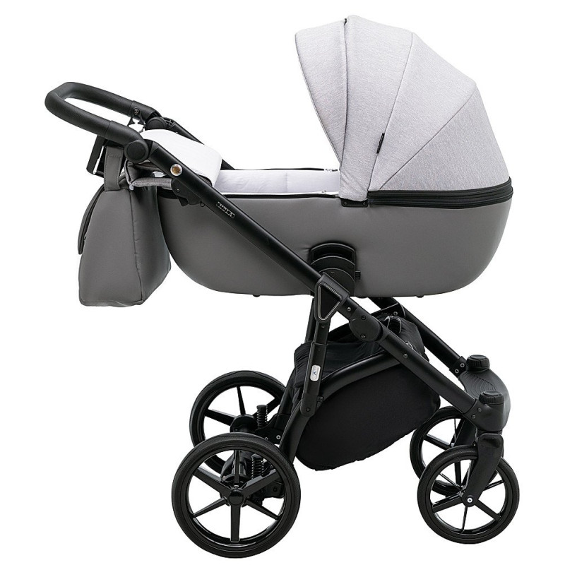 Універсальна коляска 2 в 1 Adamex Nola ps-79 світло-сірий/сірий