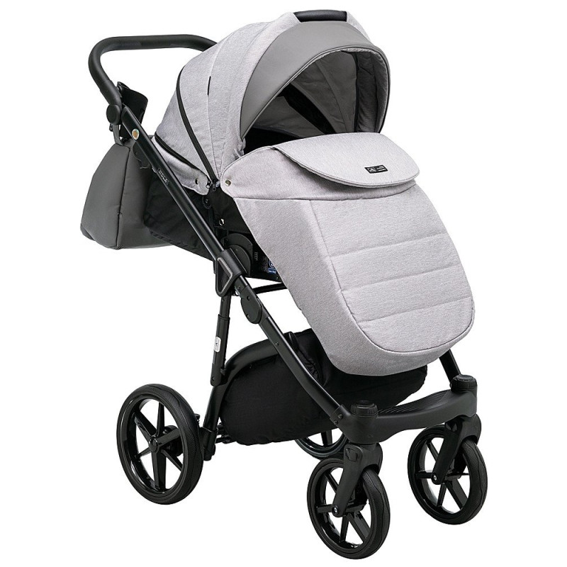 Універсальна коляска 2 в 1 Adamex Nola ps-79 світло-сірий/сірий
