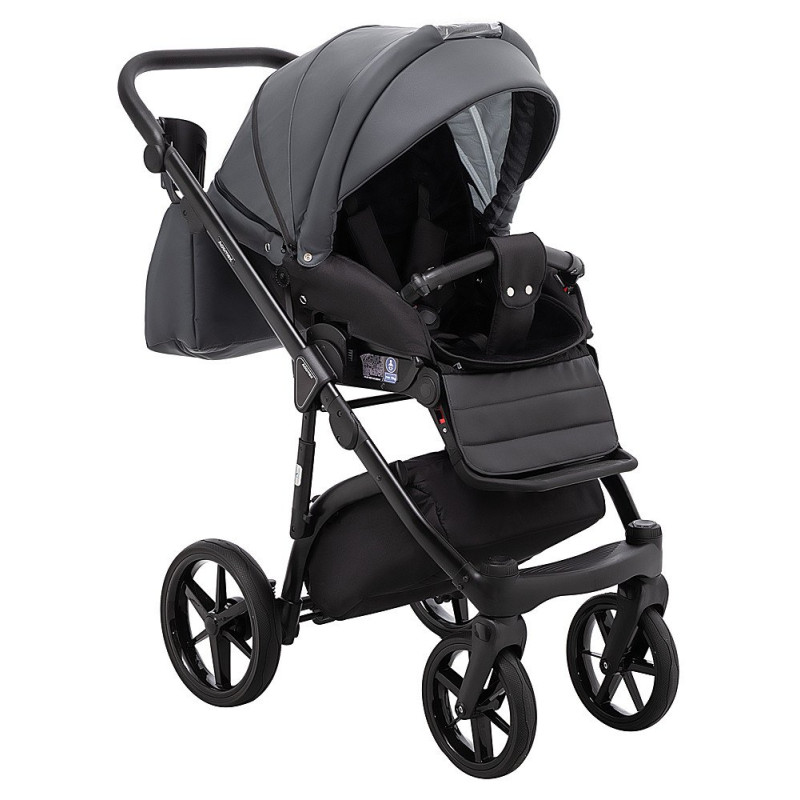 Універсальна коляска 2 в 1 Adamex Nola Eco sa-5 графіт