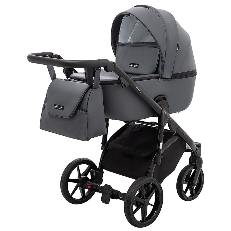 Універсальна коляска 2 в 1 Adamex Nola Eco sa-5 графіт