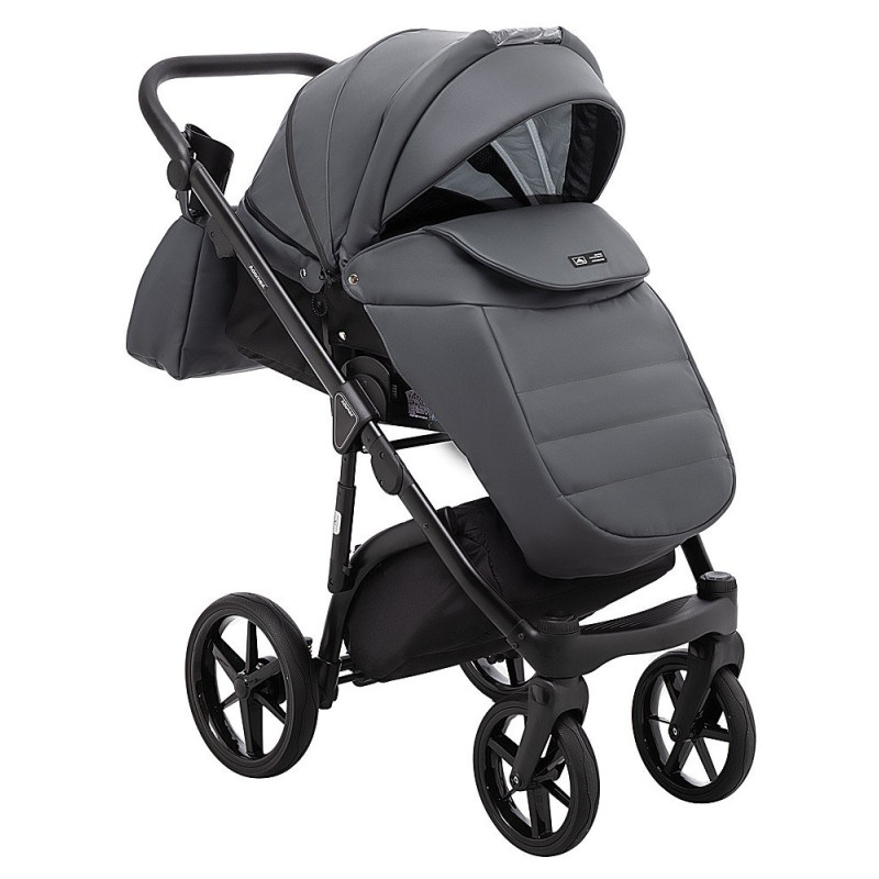 Універсальна коляска 2 в 1 Adamex Nola Eco sa-5 графіт