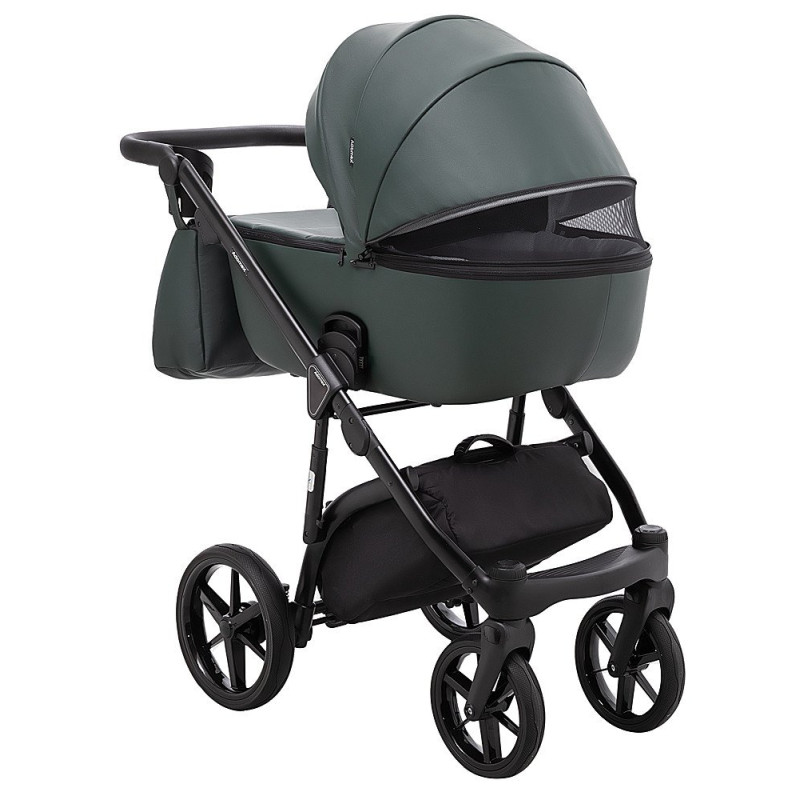 Універсальна коляска 2 в 1 Adamex Nola Eco темно-зелений