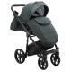 Універсальна коляска 2 в 1 Adamex Nola Eco темно-зелений
