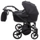Універсальна коляска 2 в 1 для двійні Adamex Leo Duo Tip TK-53 чорний