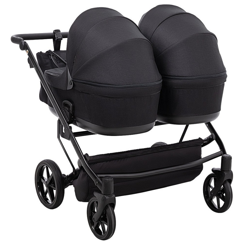 Універсальна коляска 2 в 1 для двійні Adamex Leo Duo Tip TK-53 чорний