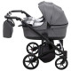Універсальна коляска 2 в 1 для двійні Adamex Leo Duo Tip TК-57 графіт
