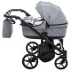 Універсальна коляска 2 в 1 для двійні Adamex Leo Duo Tip TК-60 темно-сірий