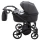 Універсальна коляска 2 в 1 для двійні Adamex Leo Duo Eco SA-2 чорний