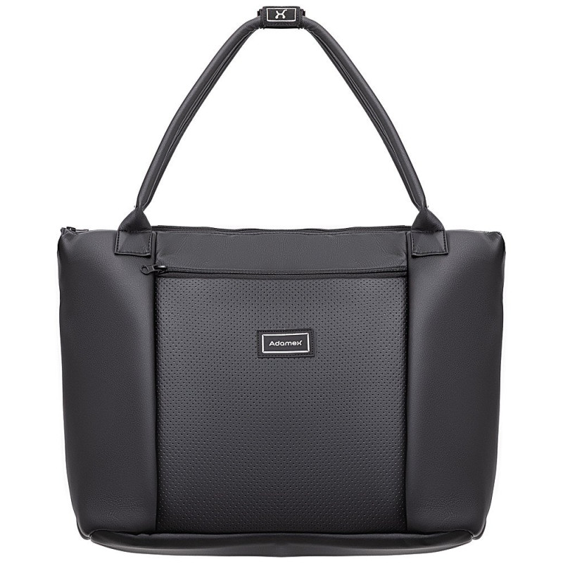 Універсальна коляска 2 в 1 для двійні Adamex Leo Duo Eco SA-2 чорний