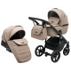 Універсальна коляска 2 в 1 Adamex Nola Eco sa-9 темний капучино