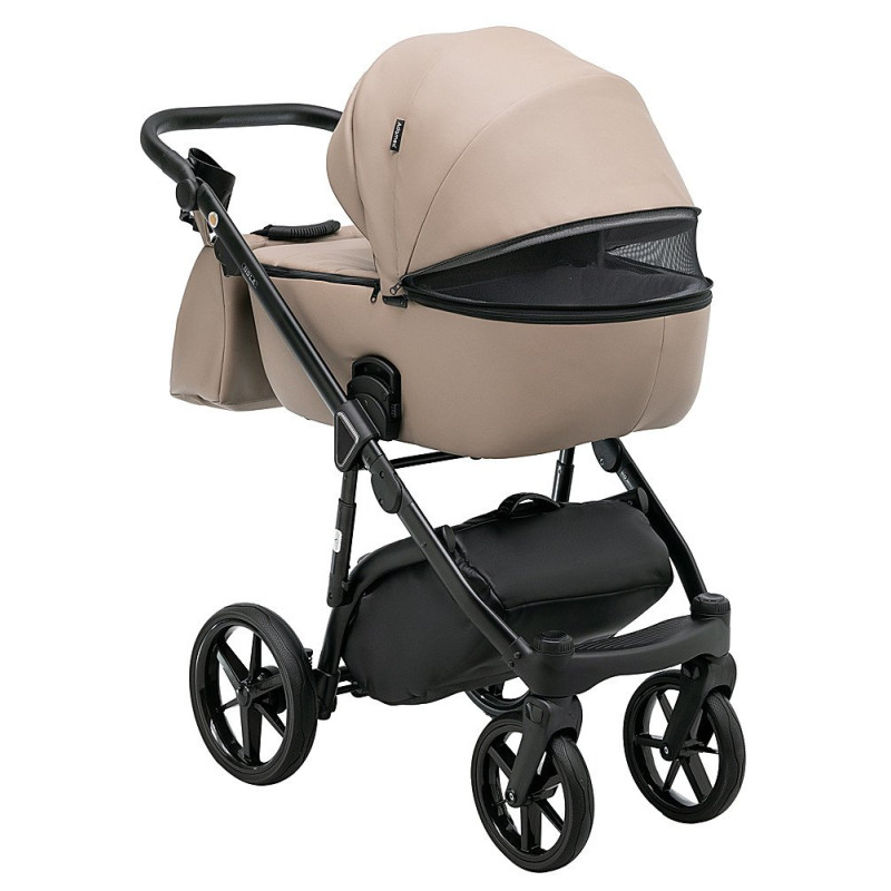 Універсальна коляска 2 в 1 Adamex Nola Eco sa-9 темний капучино
