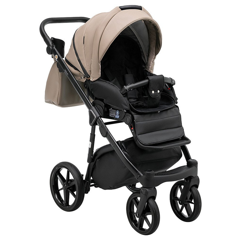 Універсальна коляска 2 в 1 Adamex Nola Eco sa-9 темний капучино
