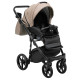 Універсальна коляска 2 в 1 Adamex Nola Eco sa-9 темний капучино