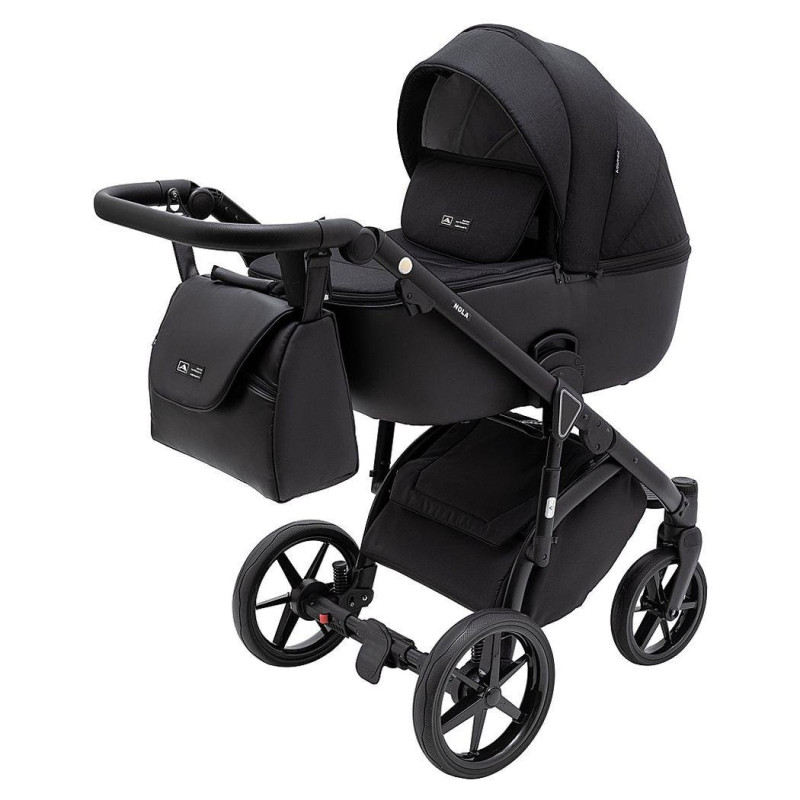 Універсальна коляска 2 в 1 Adamex Nola ps-37 чорний
