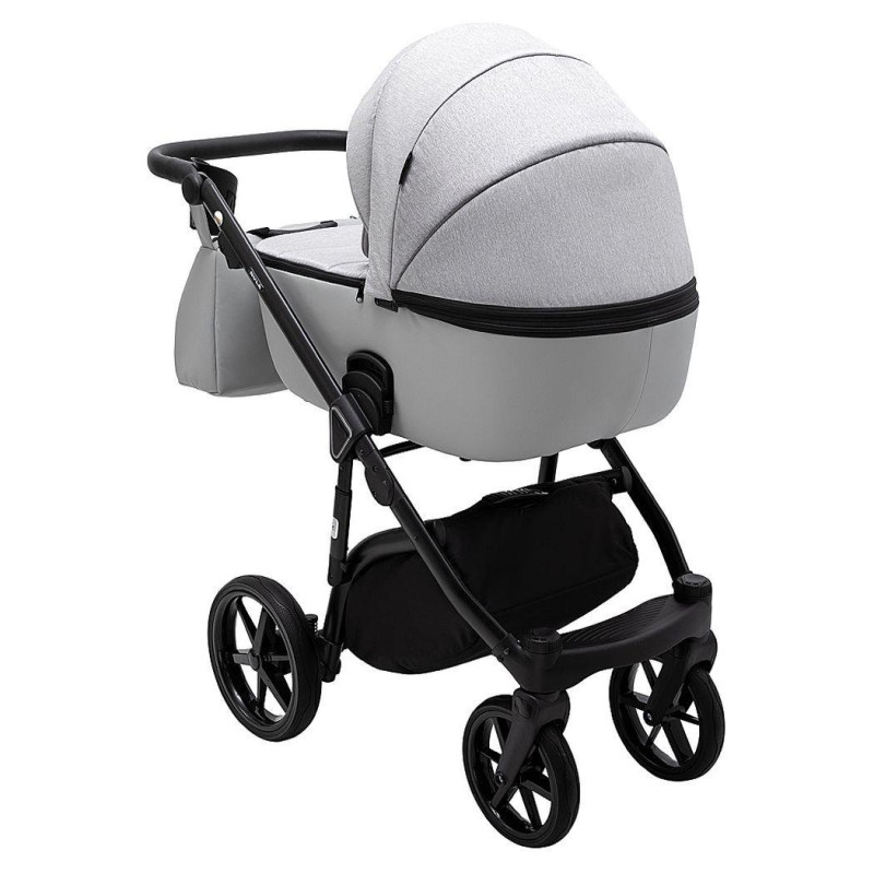 Універсальна коляска 2 в 1 Adamex Nola ps-46 світло-сірий