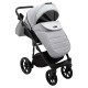 Універсальна коляска 2 в 1 Adamex Nola ps-46 світло-сірий