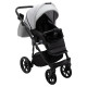 Універсальна коляска 2 в 1 Adamex Nola ps-46 світло-сірий