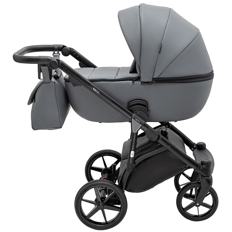 Універсальна коляска 2 в 1 Adamex Nola Eco сірий