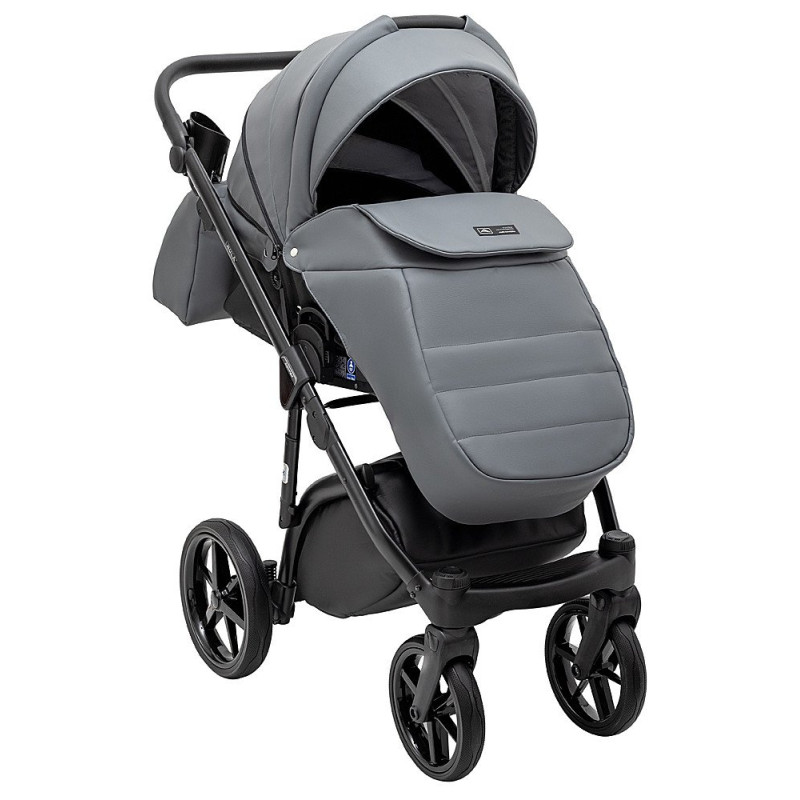 Універсальна коляска 2 в 1 Adamex Nola Eco сірий