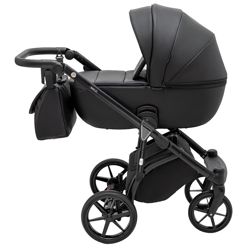 Універсальна коляска 2 в 1 Adamex Nola Eco чорний