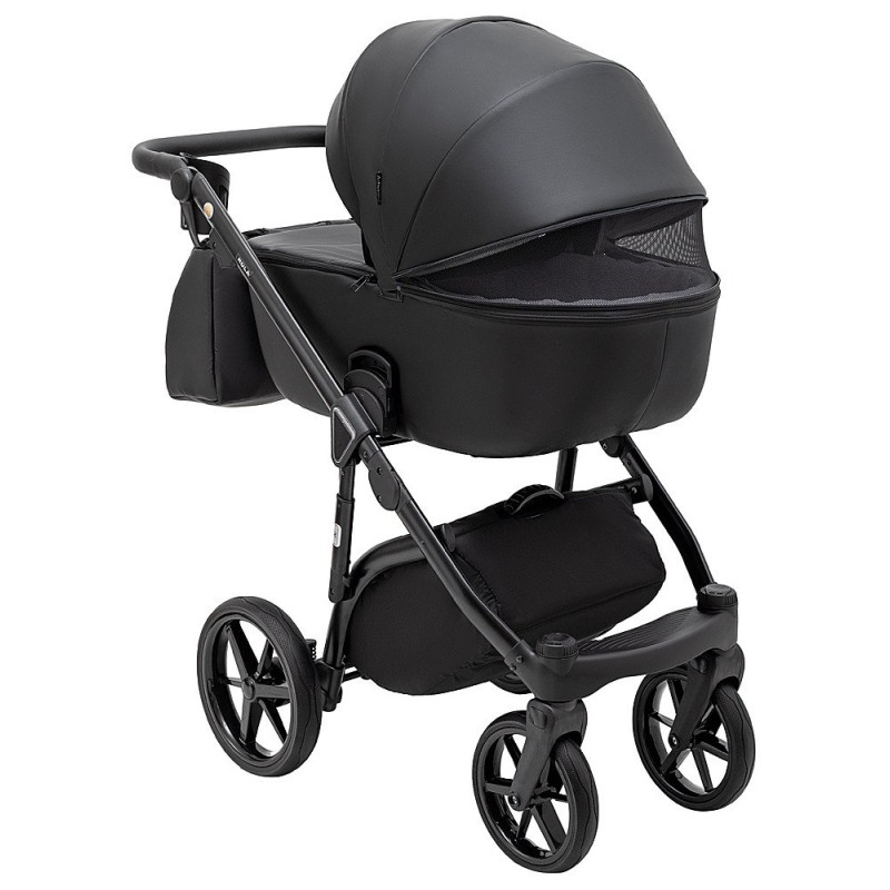 Універсальна коляска 2 в 1 Adamex Nola Eco чорний