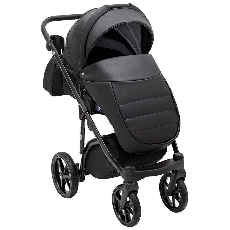 Універсальна коляска 2 в 1 Adamex Nola Eco чорний