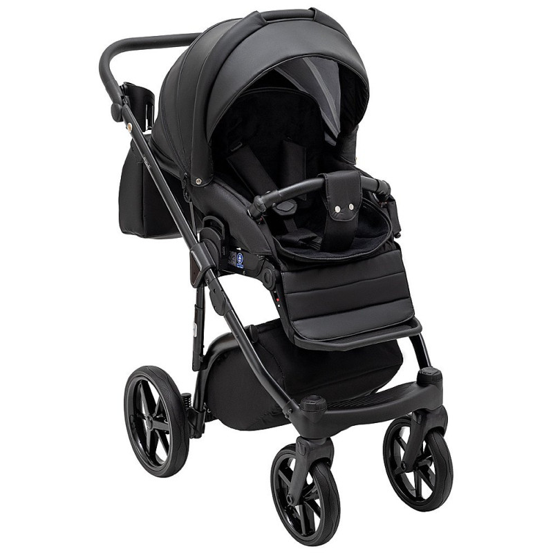 Універсальна коляска 2 в 1 Adamex Nola Eco чорний