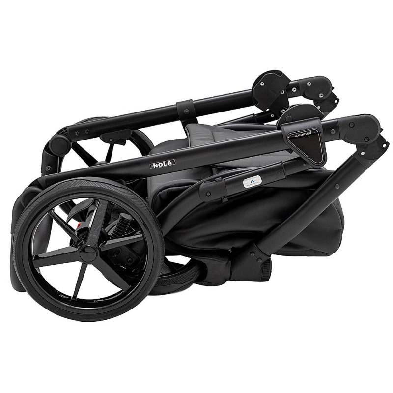 Універсальна коляска 2 в 1 Adamex Nola Eco чорний